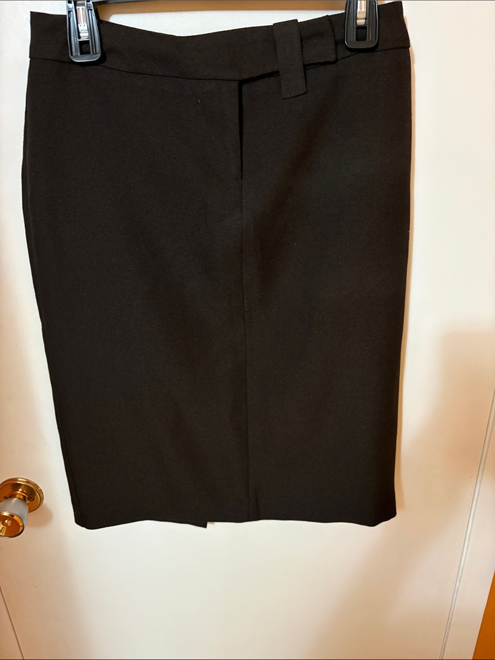 Smart Set Black Pencil Skirt with Belt Loop Detail